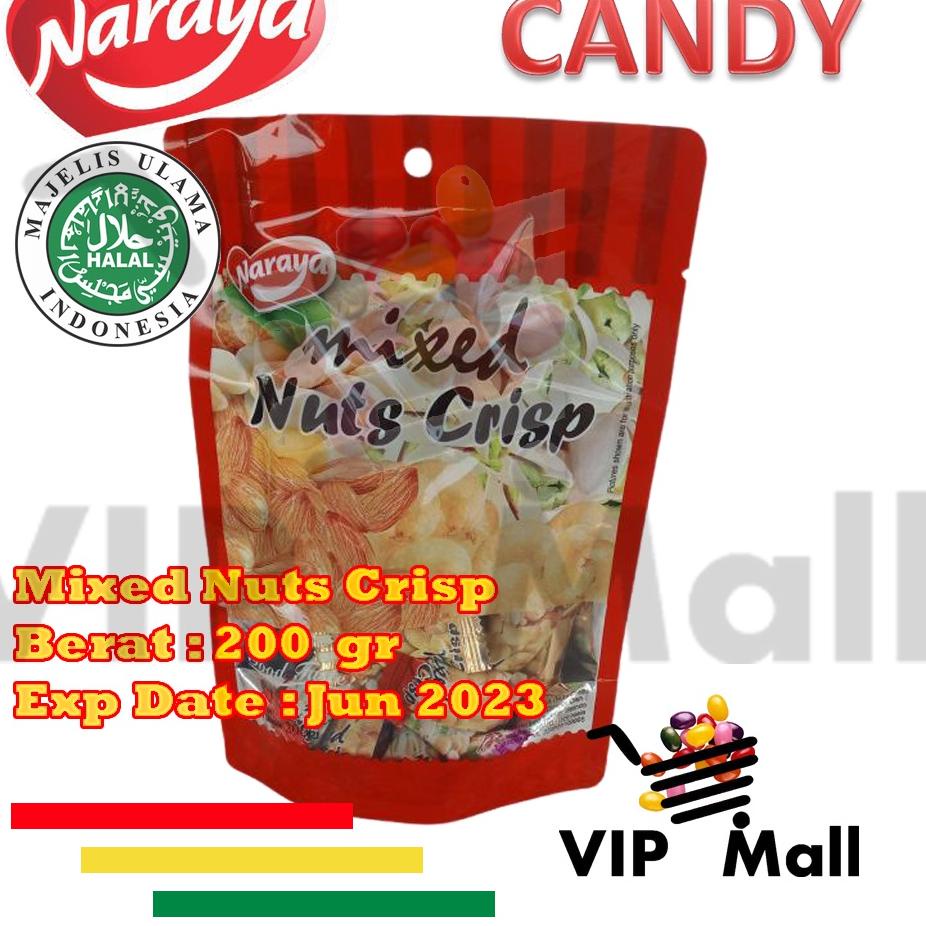 

IdU0g0F--VIP MALL NARAYA MIXED NUTS CRISP 200gr - tengteng kacang /ten teng /tenteng/ tingting kacang