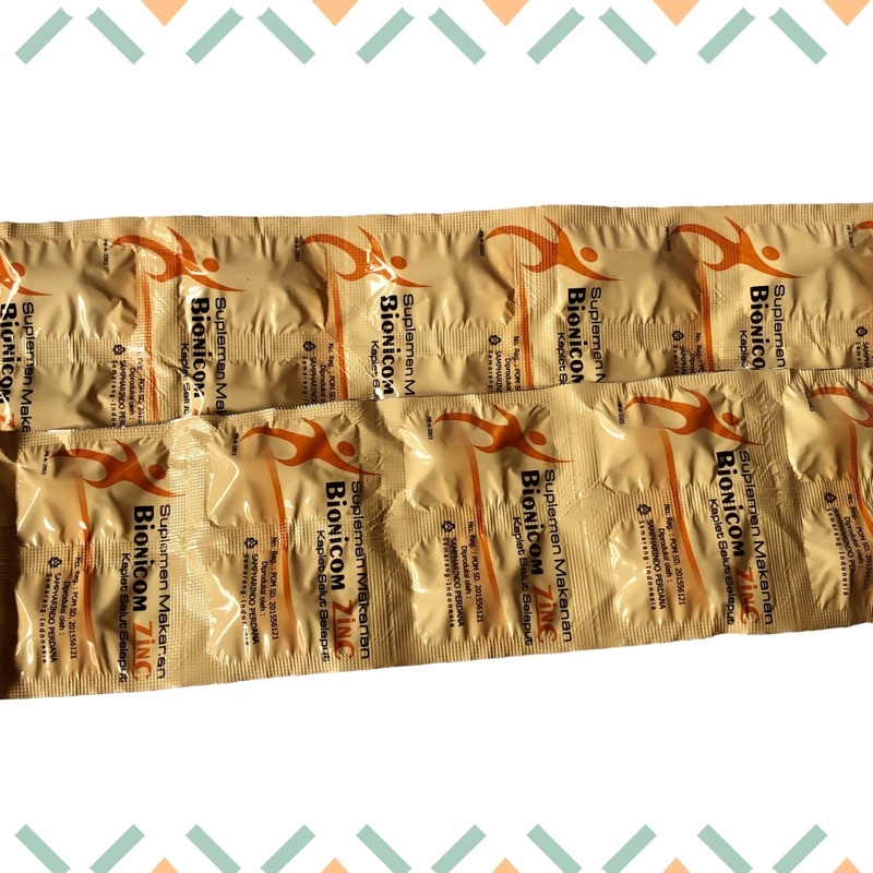 Bionicom Zinc Suplemen Makanan