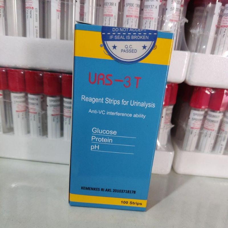 HEALGEN URINE STRIP 3P 100T pemeriksaan urine urin 3 parameter exp. 2024.09