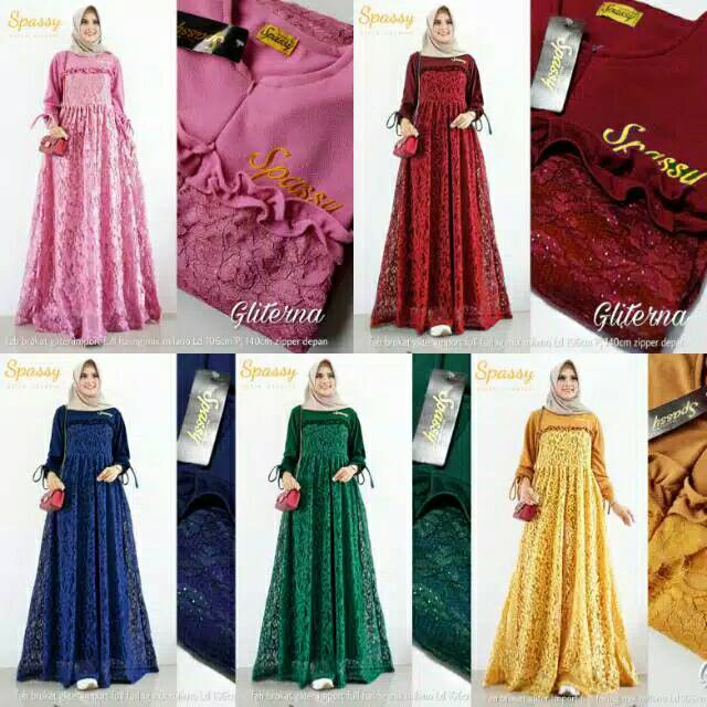 Gliterna gamis ORI by spassy