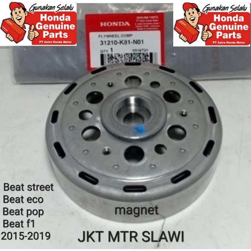 31210-K81-N01 fly wheel magnit beat esp k81 asli honda