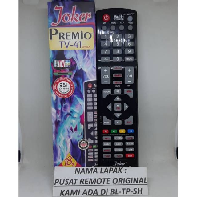 REMOTE REMOT MULTI TV MITO LED LCD