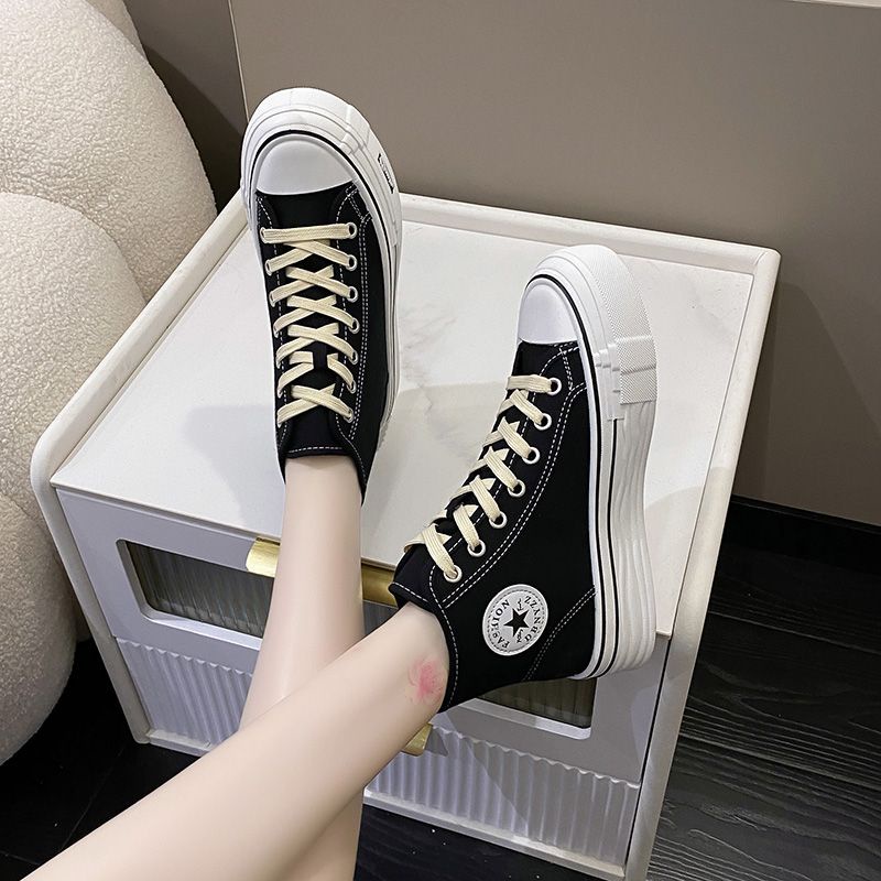 NF2223 - Sepatu Sneaker High Waist Fashion Wanita Import