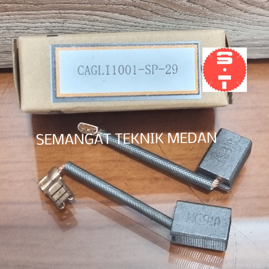 CARBON BRUSH ARANG CAGLI1001 GERINDA BATERAI CORDLESS GRINDER 4" INGCO