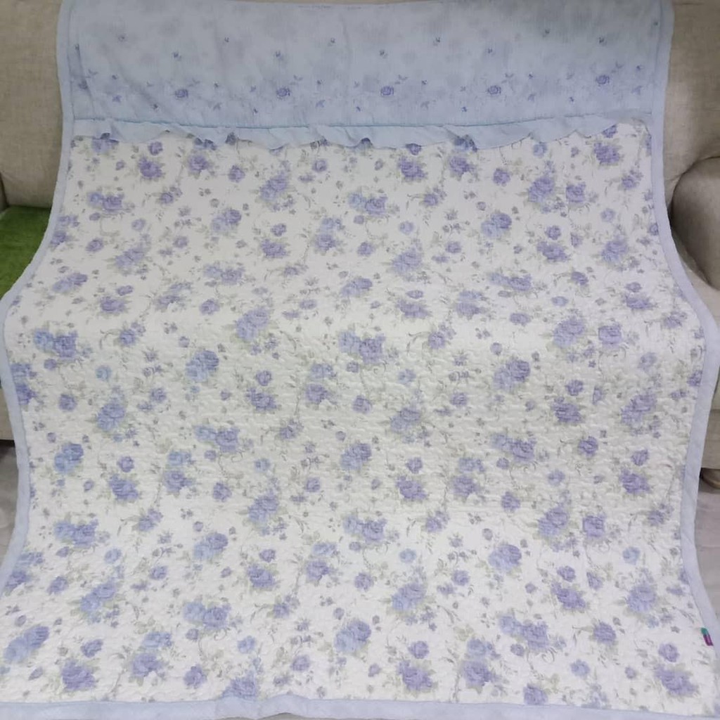 Alas Bed motif Shabby Blue Flower