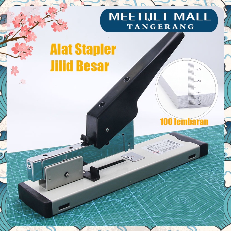 ★100 Lembar Kertas Bisa Dijilid★ Alat Stapler Jilid Besar/Heavy Duty Stapler/Stapler Logam Tugas Berat/Serba Guna Heavy Duty Stapler