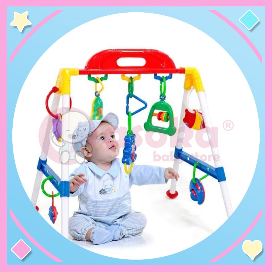 Mainan Baby Play Gym Set RB2016A Musical Baby ASOKA