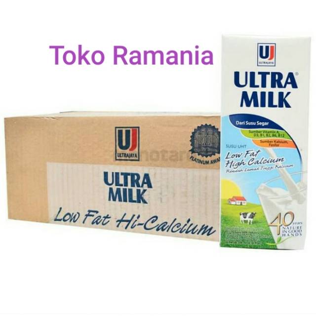 

Susu ultra low fat 250ml buat rendah lemak