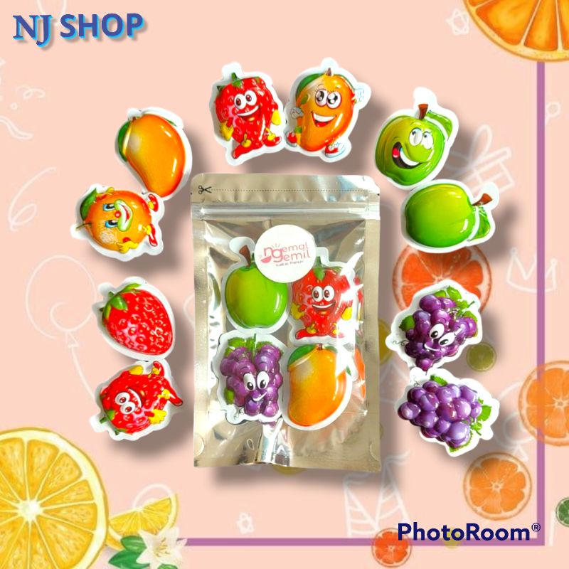 

[Jelly Original] - Fruity gummy jelly buah mix / Fruity gummy jelly fancy mix - (Harga 1 pack)