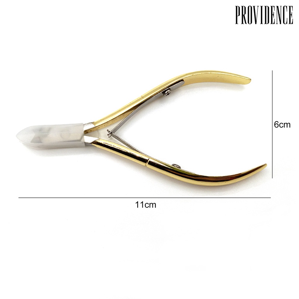 Providence Stainless Steel Nail Nipper Precise Anti-Abrasion Cuticle Dead Skin Double Spring Remove Nipper for Home Use