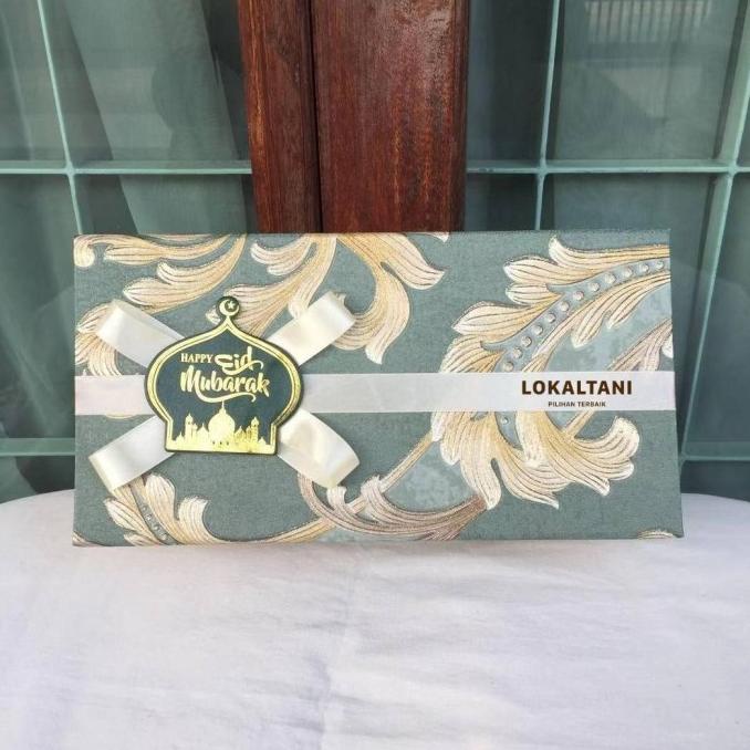 

[COD] Box premium magnet tengah 2 toples bulat /kotak kue kering lebaran [COD]