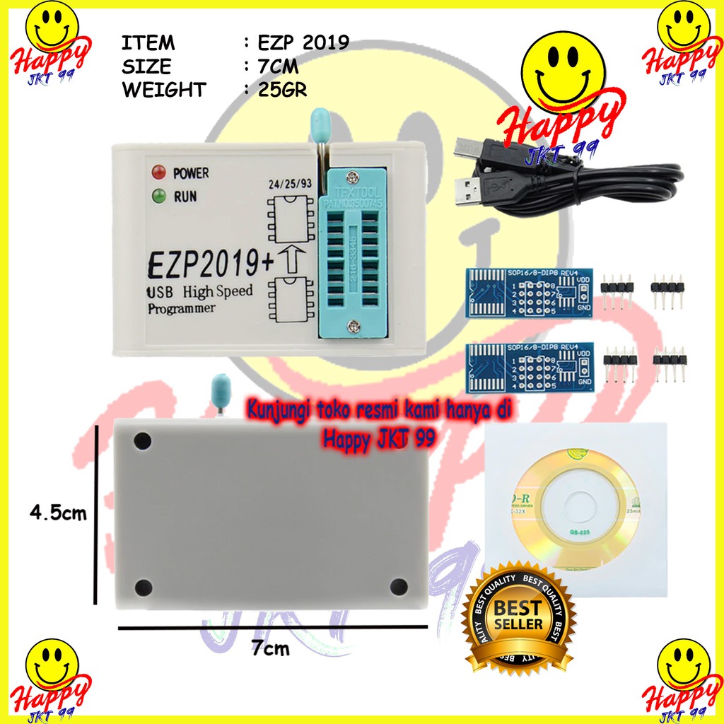 [ HAPPY JKT 99 ] EZP2019 EZP 2019 FLASH BIOS ALAT FLASH PROGRAMMER