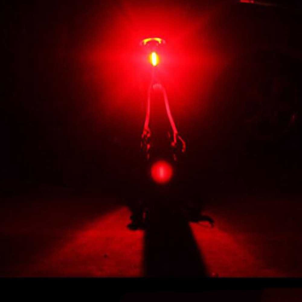 Lampu Belakang Sepeda LED COB Recharge USB Waterproof Bike Tail Lamp