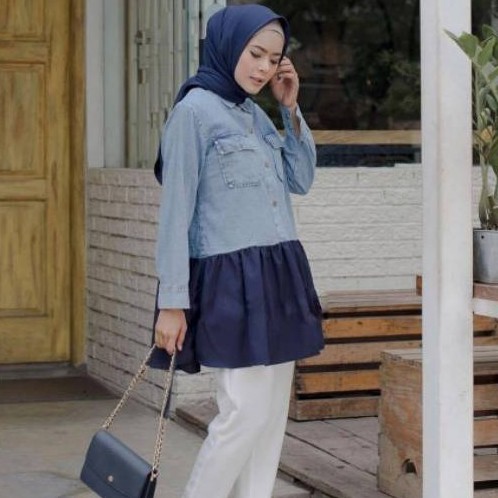 PEPLUM JEANS TUNIK