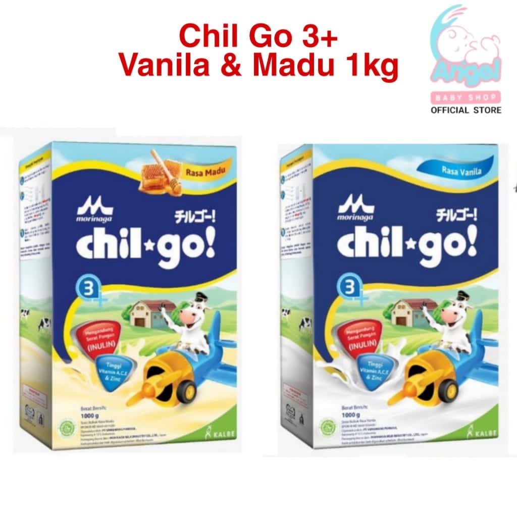 Chil Go Powder 3+ Vanila / Madu 1kg (PROMO BELI 2 BOX POTONGAN 10.000 POTONG TUTUP KEMASAN)