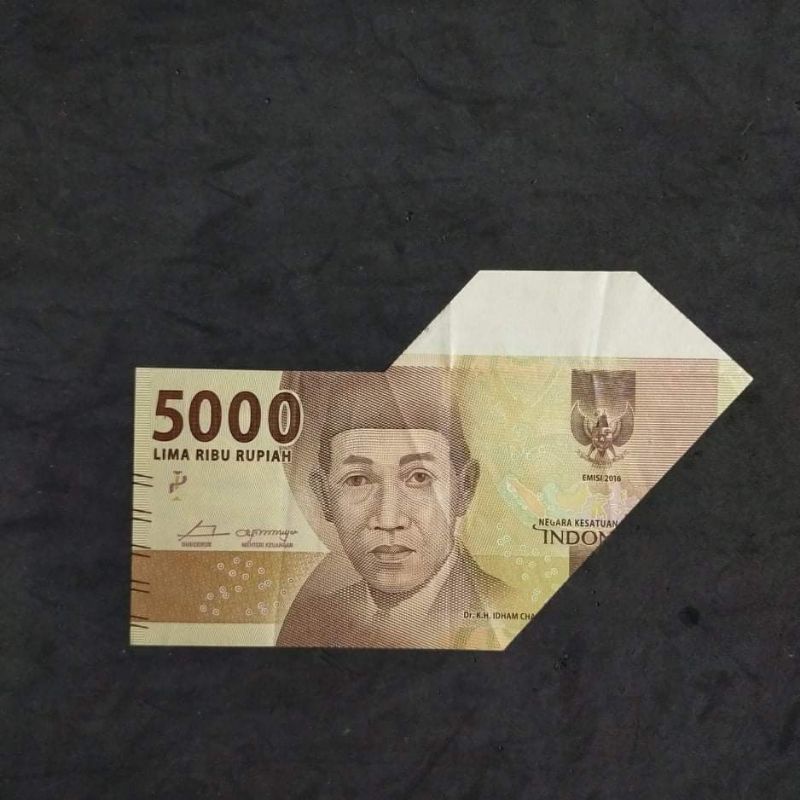 Missprint nomor seri cantik salah cetak misscut error salah potong 5000