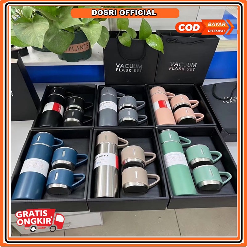 [ BISA COD ] Botol Minum Termos 500ml Vacuum Cup Stainless