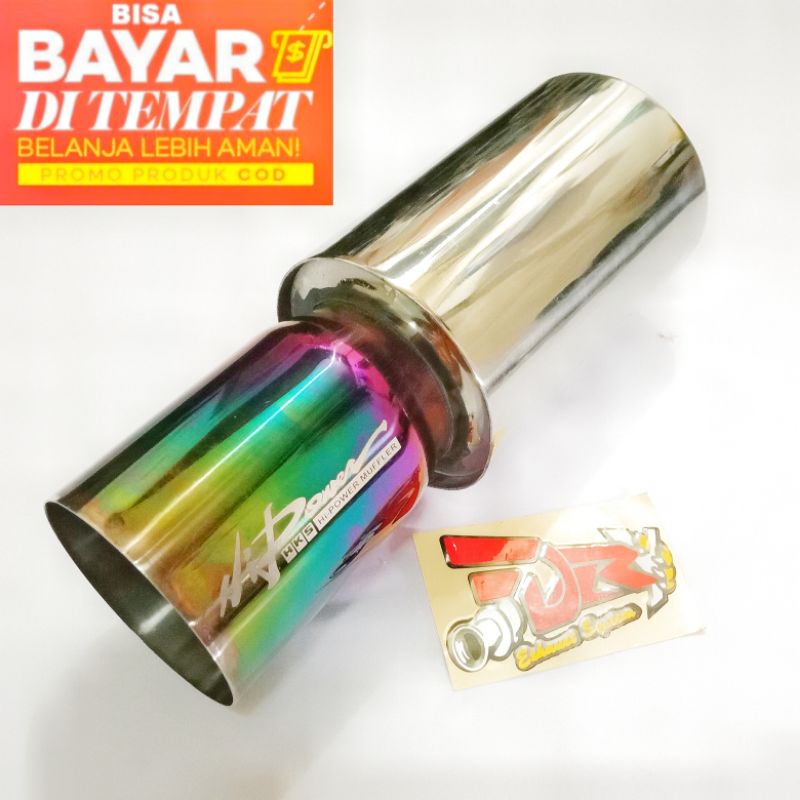 Knalpot Mobil HKS Hi POWER PELANGI Civic,Jazz,Brio,HRV,CRV,Vios,Corola,Agya,Ayla,Avanza,Xenia,Datsun