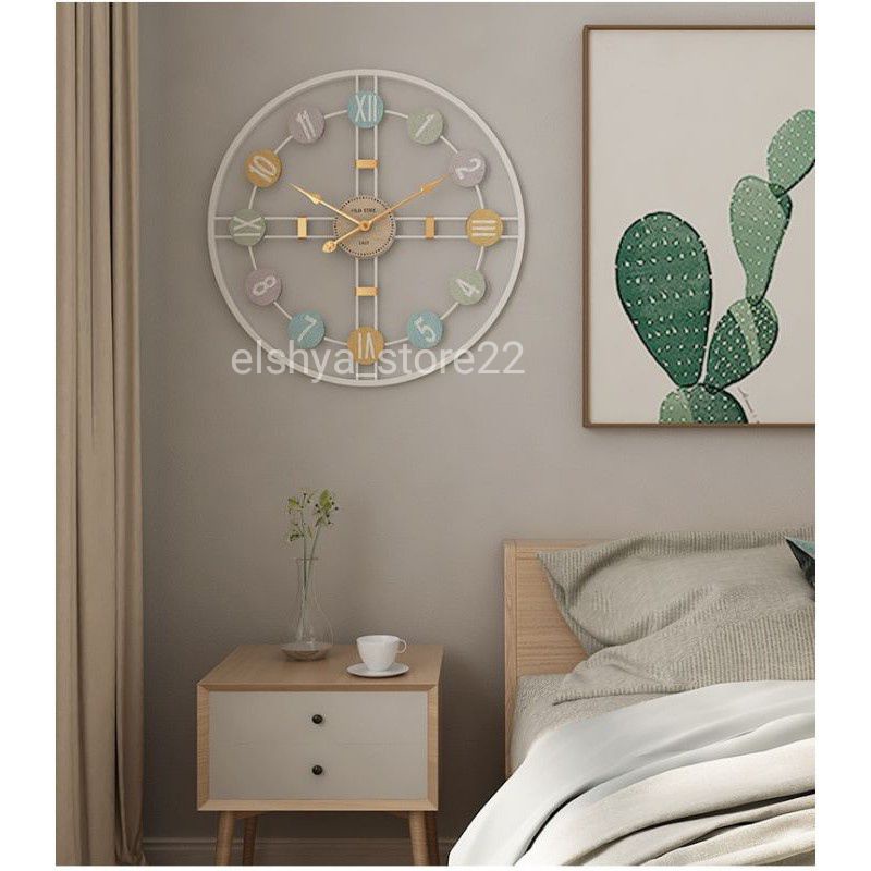 CLASSIC MODERN PROMO FREE ONGKIR JAM DINDING GAYA KLASIK SIMPLE MODERN EUROPEAN JAM DINDING UNIK IND