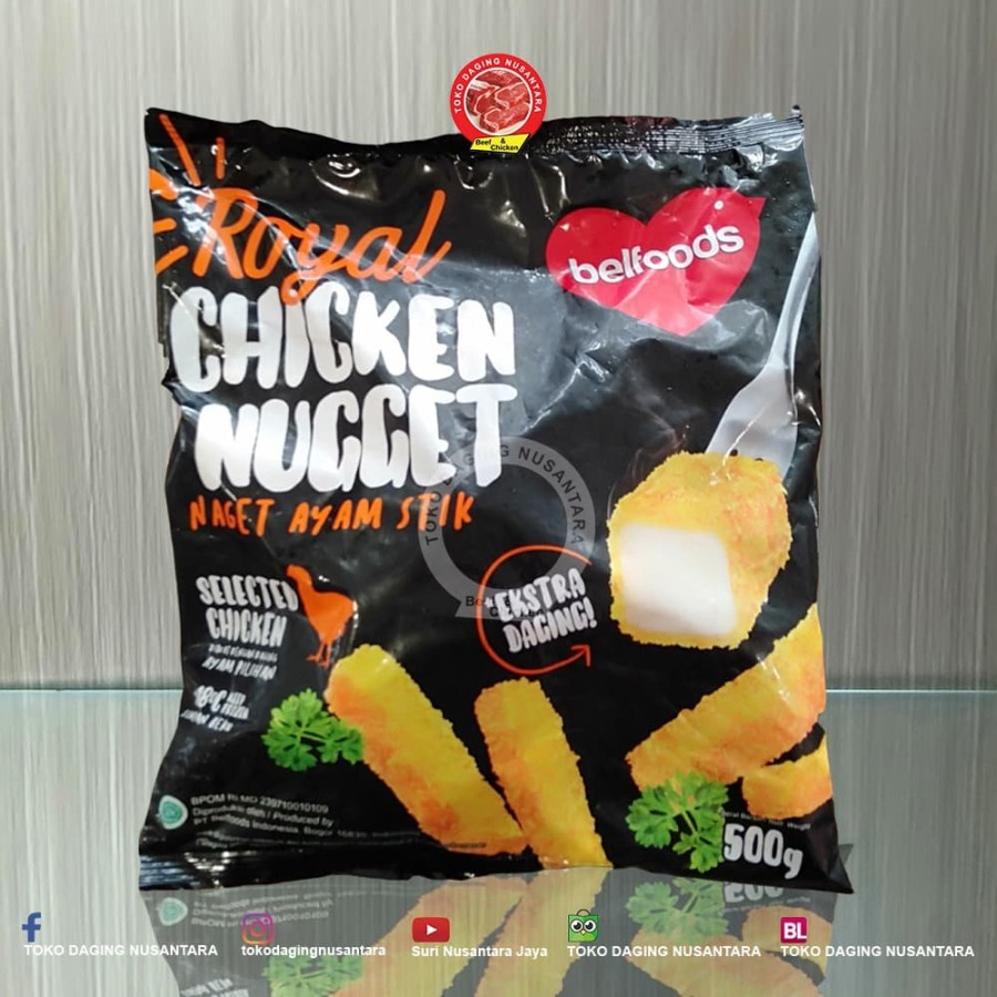 

Belfoods Naget Ayam Stik Royal 500g