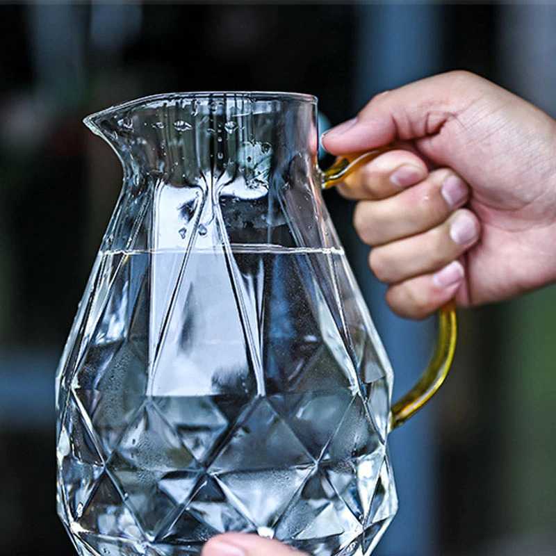 Teko Pitcher Teh Chinese Teapot Glass 1500ml Cangkir Tea Pot Unik Tahan Panas Teko Karakter Estetik Berkualitas