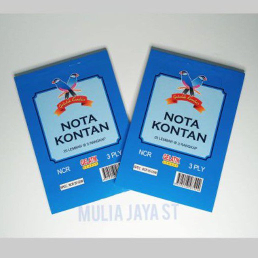 

Buku Nota Kontan NCR K3 GELATIK