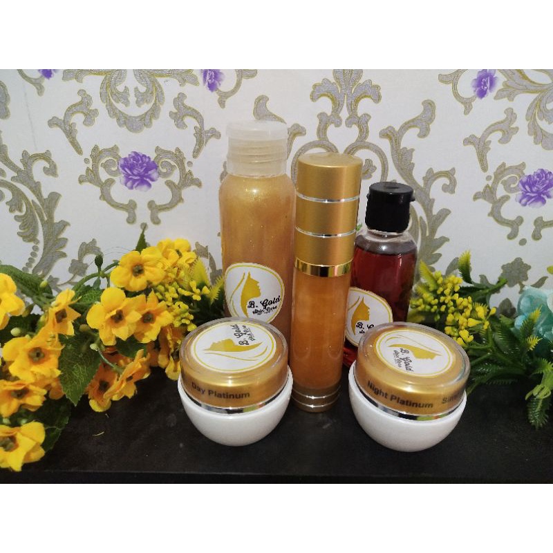 b gold skincare paket platinum glow (dr D skincare)