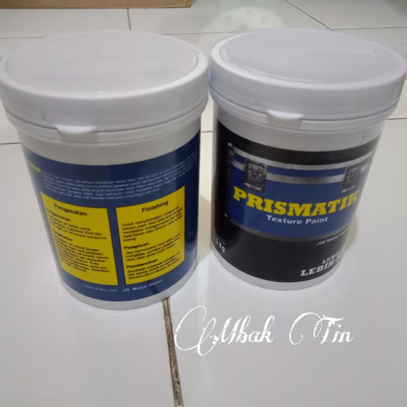Cat Tekstur Prismatik Cat Texture Paint Pasir 1,5 kg