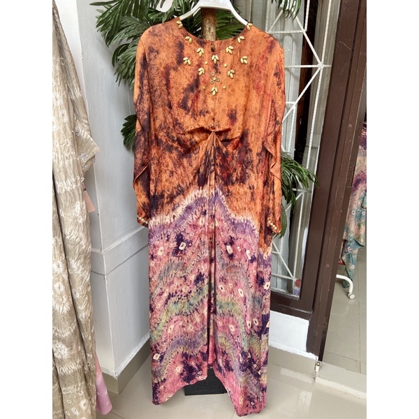 Gamis jumputan palembang