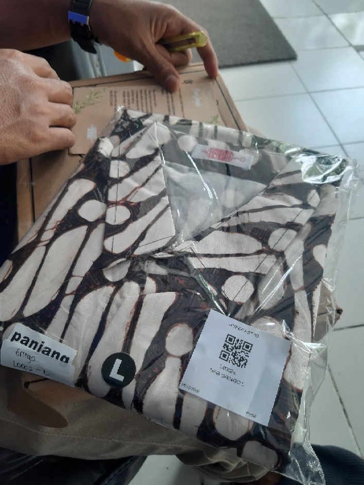 Nona Rara - Gringo L0002,kemeja Batik Pria Modern Nonarara