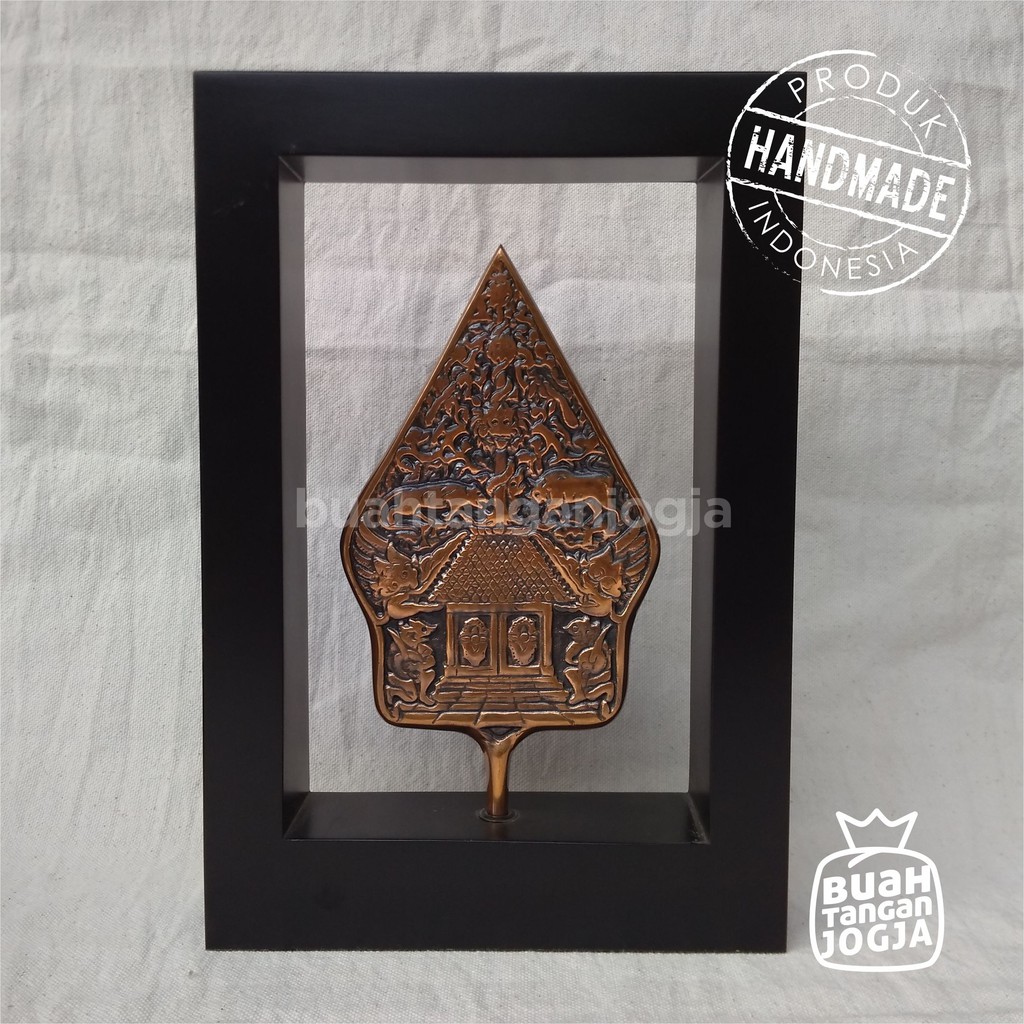 Frame Gunungan Wayang - Kerajinan Khas Jogja - 19x28 cm