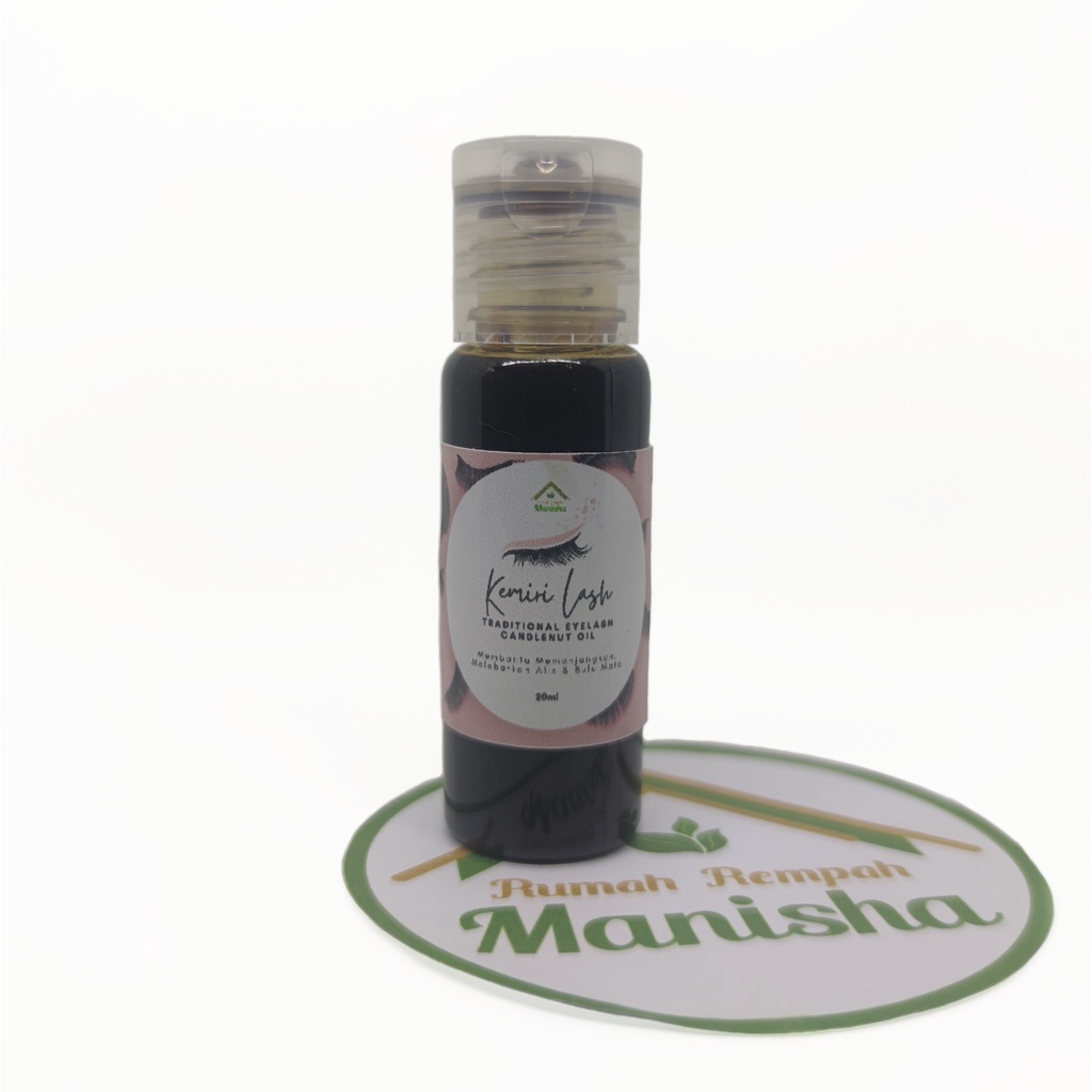 Kemirilash Minyak Kemiri Pemanjang Bulu Mata dan Alis Tradisional 30ml / Traditional Eyelash Candlenut Oil