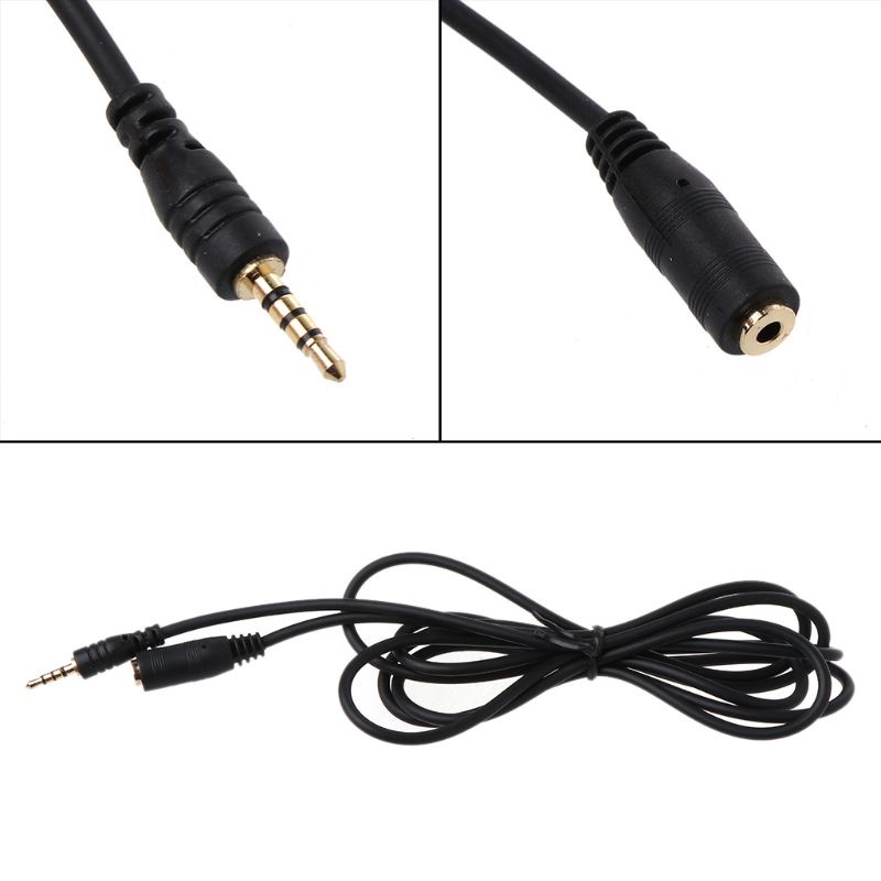 VIVI   150cm 2.5mm Male to Female Jack Extension Audio AUX Cable Cord for Smartphone 2.5mm earphone