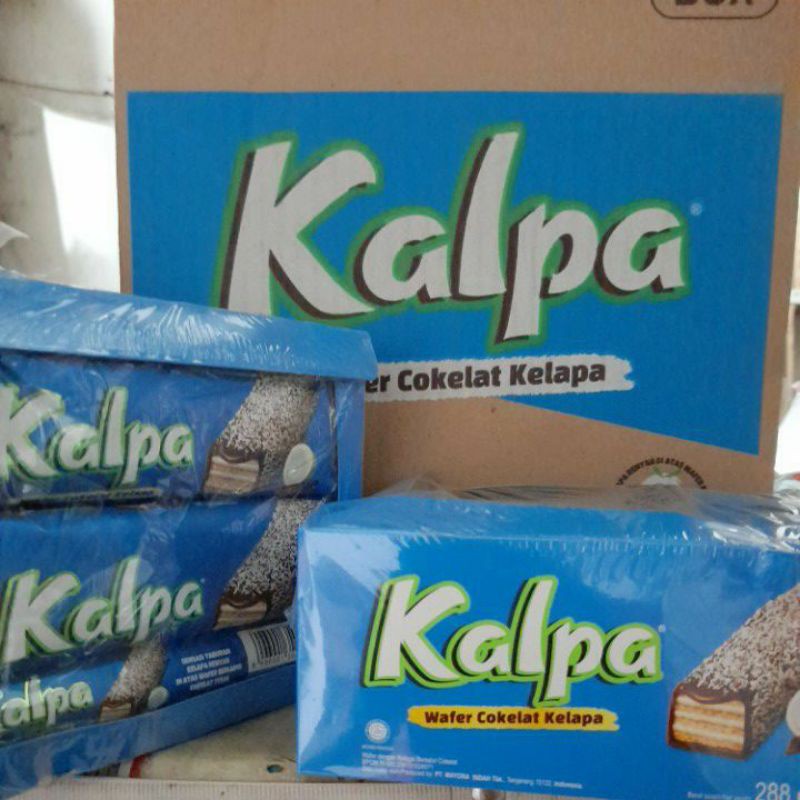 

Kalpa Wafer coklat kelapa makanan jajanan 1pak isi 12pcs