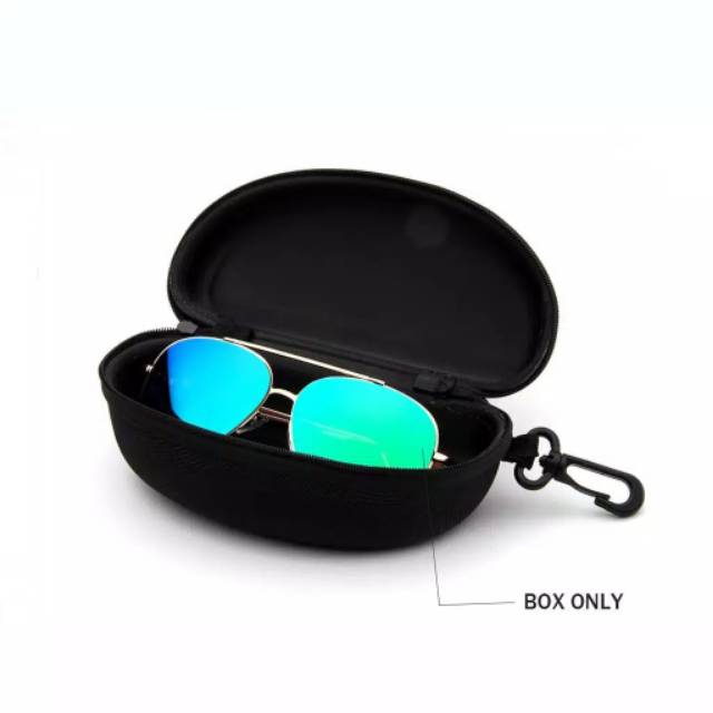 Tempat Kacamata Hardcase Kacamata Box Case Resleting Kotak Kacamata / Kotak Kacamata EVA Glasses