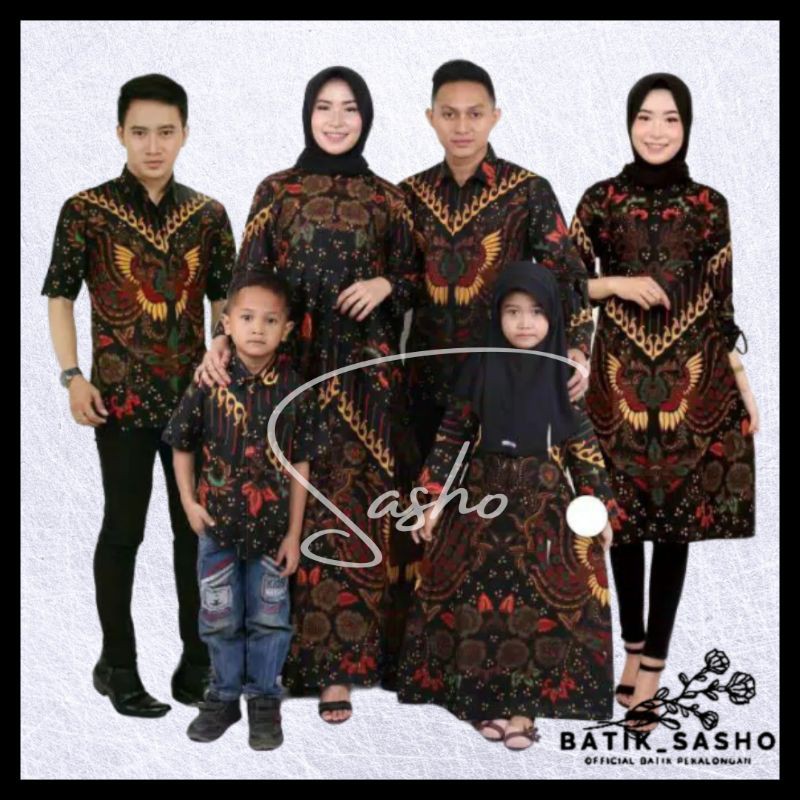 Grosir Batik Couple Keluarga Sania Rufle Ndoro Jowi Kupu Kuning ZnyKlXziQYq1Qw