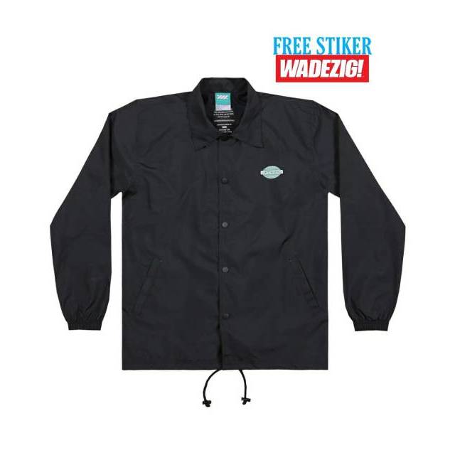Wadezig Jaket Coach Pria Wdzg Globe Black
