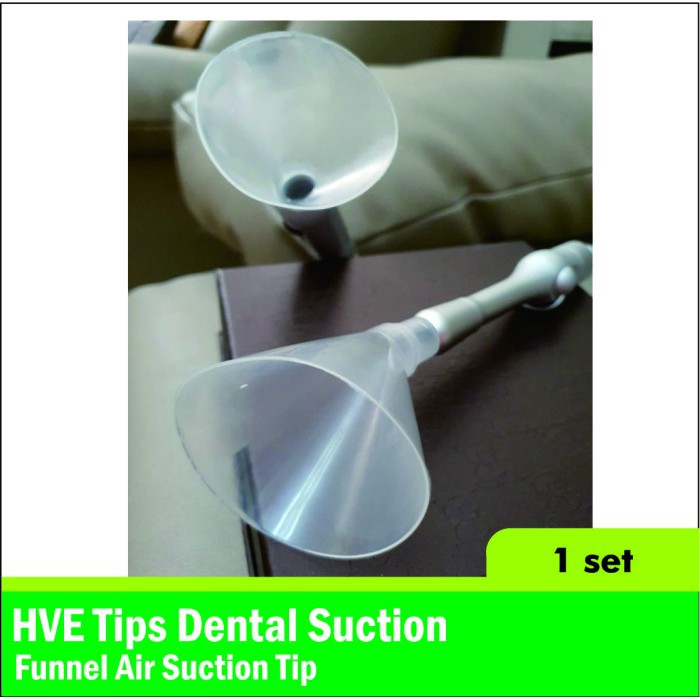 HVE Tips Dental Suction Funnel Air Suction Tip Jual Eceran