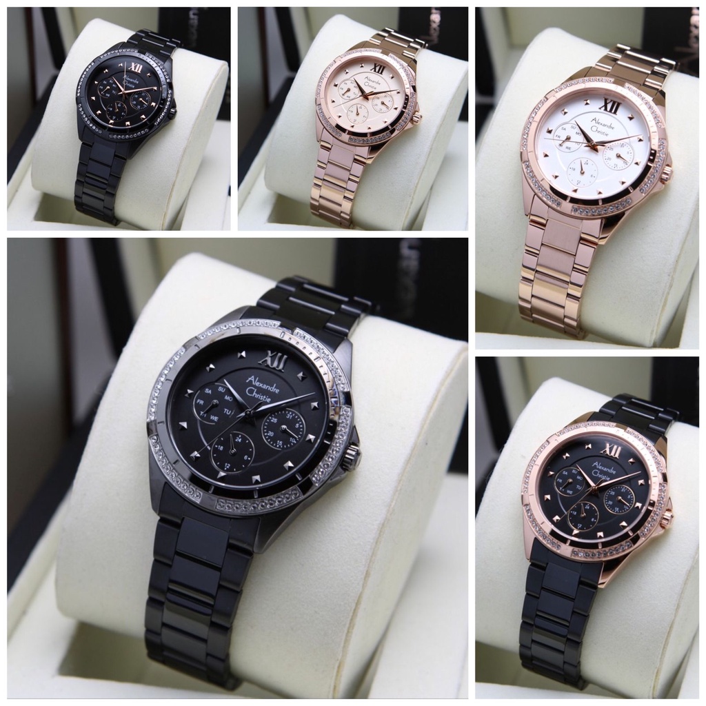 ALEXANDRE CHRISTIE 2644 WANITA ORIGINAL AC2644 AC 2644 JAM TANGAN CEWE