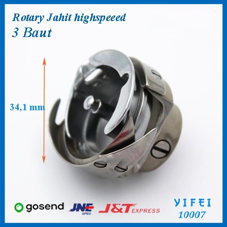 Rotary Jahit 3 Baut YIFEI JZ-10007/Rotari mesin jahit HSH-7.94A