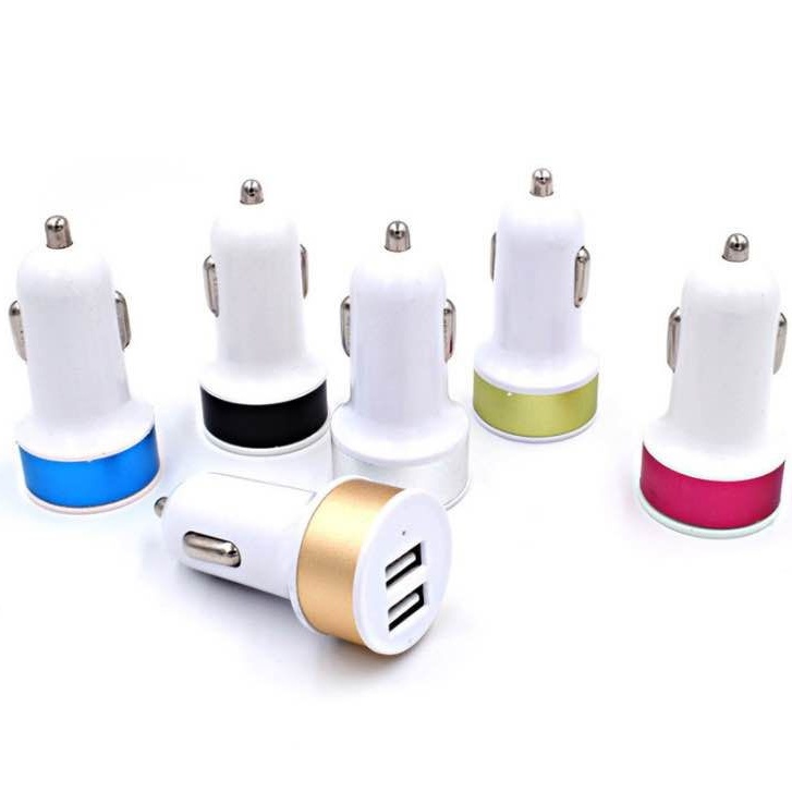 Car Charger Mobil Charging Multiport 2 USB Port Slot Casan Akseoris Mobil Motor Fast Murah