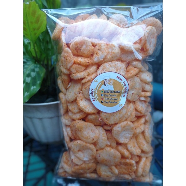 

krupuk palembang pedas/ palembang balado/coin pedas