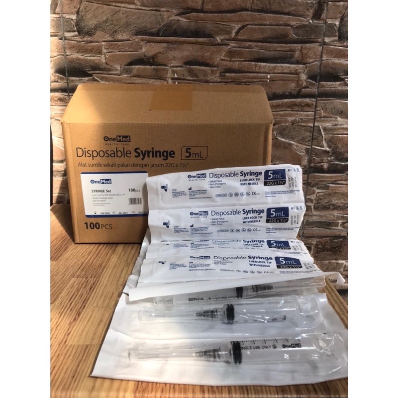 SYRINGE 5cc / Spuit 5cc Perbox