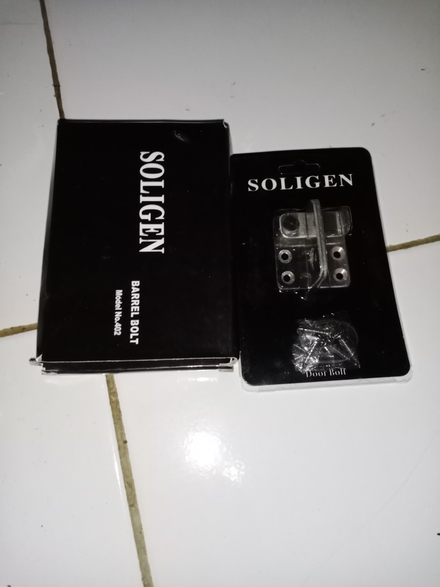 Grendel Slot Gembok Soligen 4 Barrel Bolt Model 402