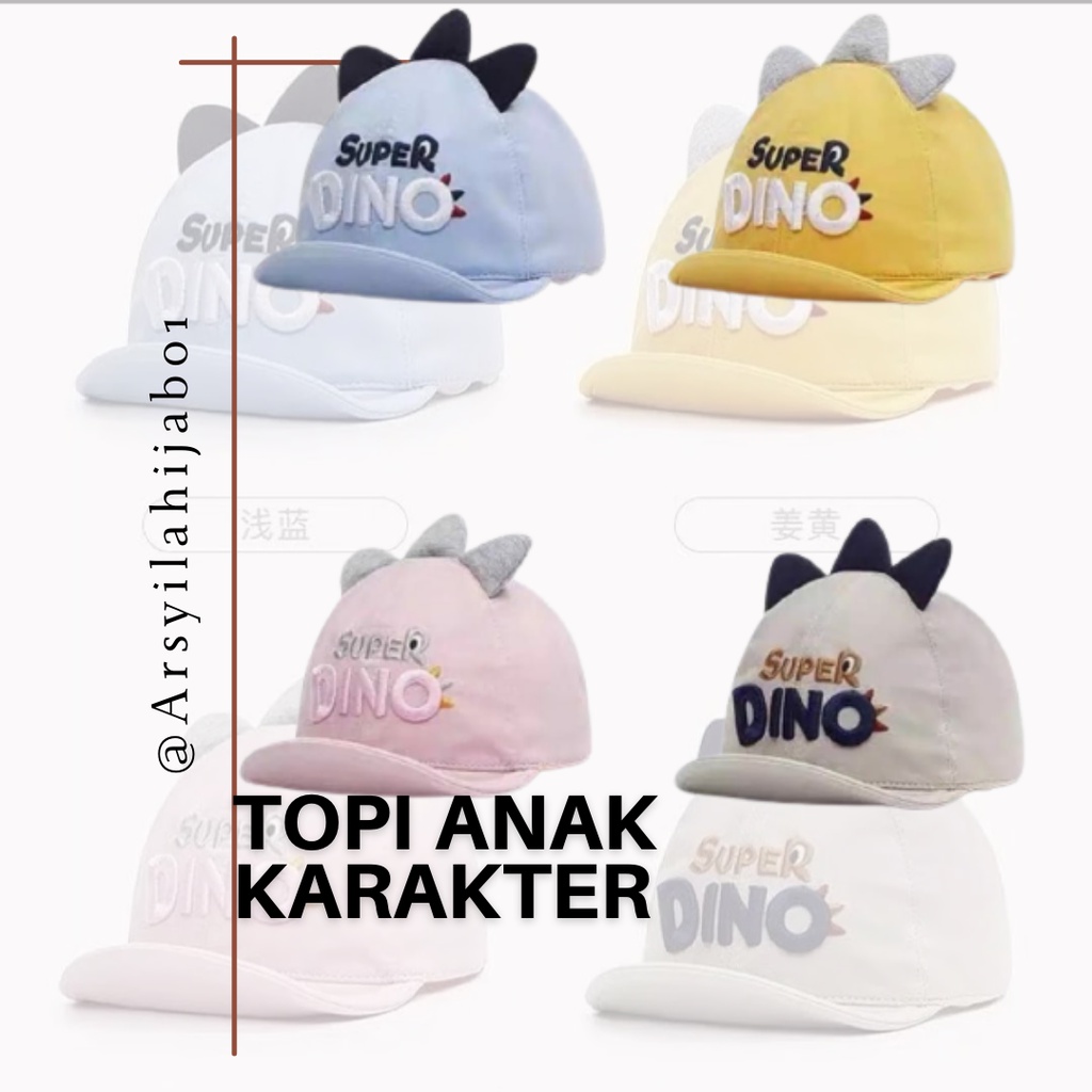 Topi Anak Unisex Topi Anak Karakter Usia 0-3 Tahun Topi Anak Anak Topi Anak Murah Topi Baby Topi Kid