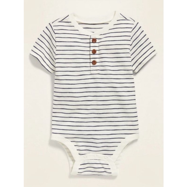 bodysuit anak bayi oldnvy-Strip navy