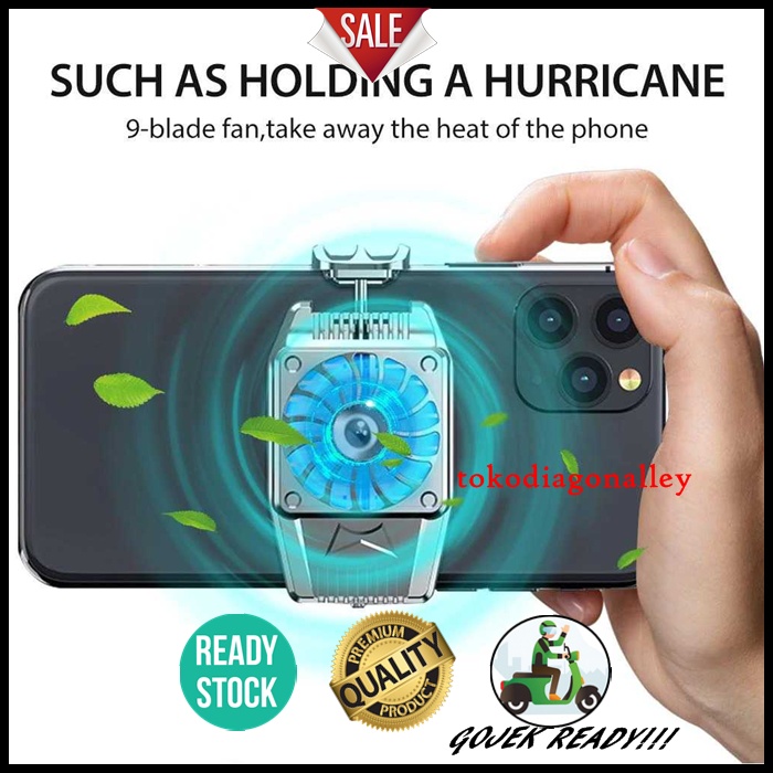 Smartphone Cooling Fan Kipas Pendingin HP Cooler Handphone Gaming Anti Panas Kipas HP USB