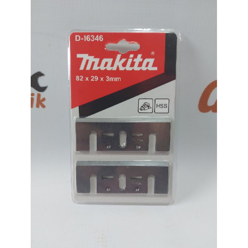 D-16346  ASLI MAKITA - MATA PLANER MAKITA 82 MM HSS D-16346 (MATA PISAU MESIN KETAM SUGU)