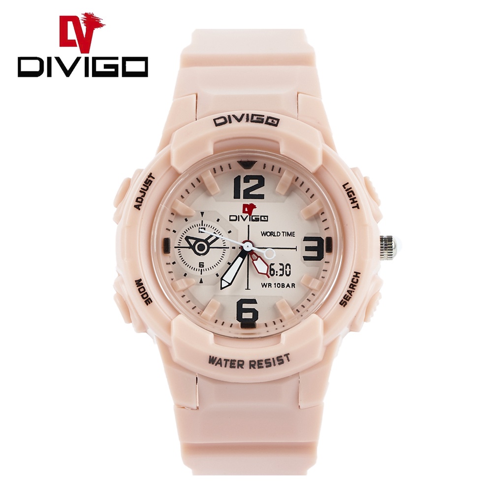 Jam Tangan Wanita Divigo Original D-11B Analog Warna Tahan Air