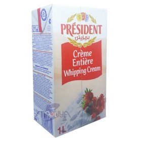 President Creme Whipping 35 1 Fat Brick 1l Dc023 Shopee Indonesia